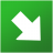 Arrow 2 Down Right Icon 48x48 png